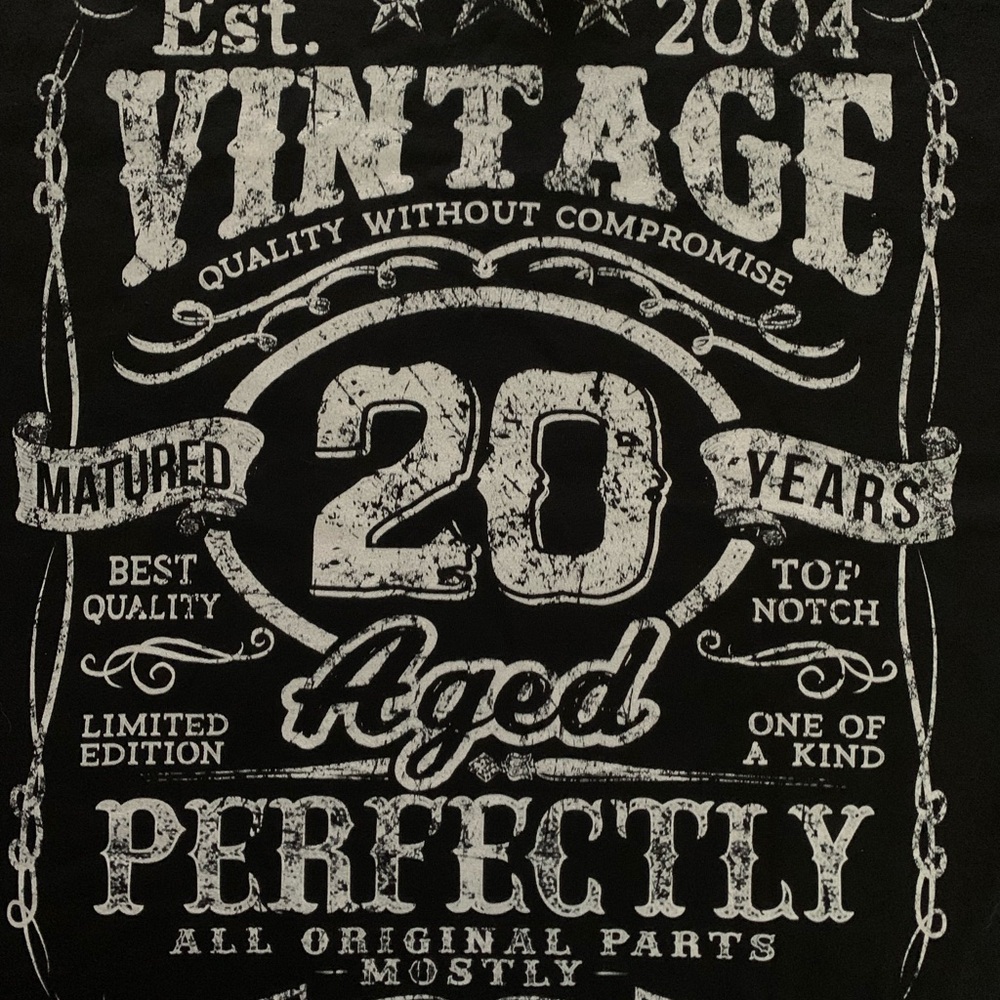 Port and Company Black T-Shirt
